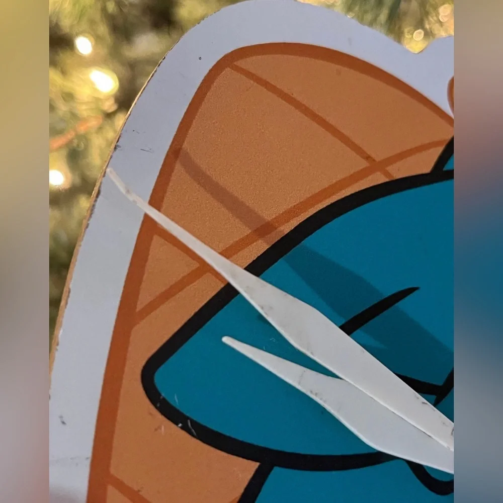 Very RARE Phineas and Ferb Perry the Platypus Wall Clock Disney Movie Rewards‎